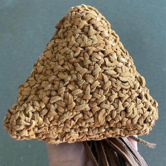 Coin purse goat leather tricot caramel